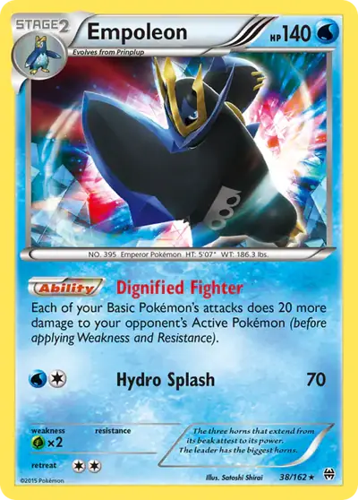 Empoleon 38/162, BREAKthrough, illustrated by Satoshi Shirai