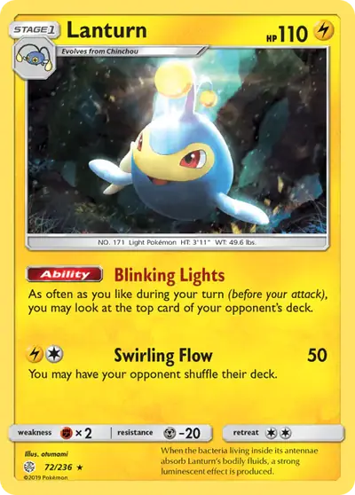 Lanturn 72/236, Cosmic Eclipse, illustrated by otumami