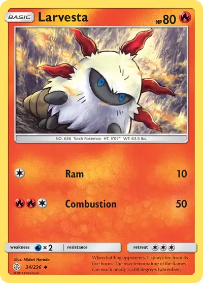 Larvesta 34/236, Cosmic Eclipse, illustrated by Midori Harada