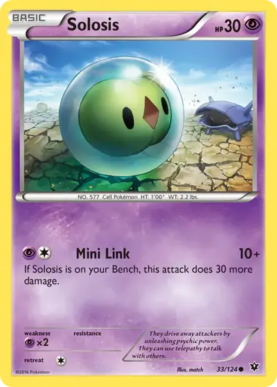 Solosis 33/124, Fates Collide, illustrated by match