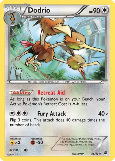 Dodrio 56/083, Generations, illustrated by TOKIYA