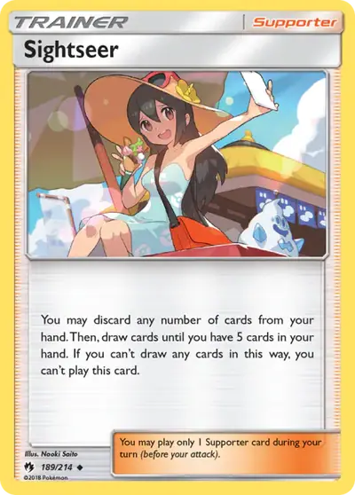 Sightseer 189/214, Lost Thunder, illustrated by Naoki Saito