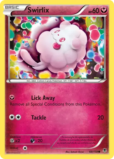 Swirlix 68/119, Phantom Forces, illustrated by Satoshi Shirai