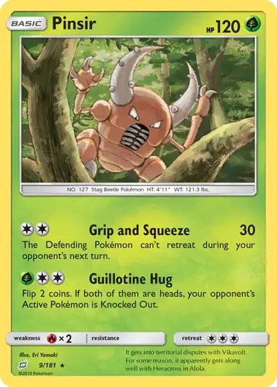 Pinsir 9/181, Team Up, illustrated by Eri Yamaki